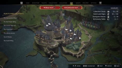 hogwarts legacy map size|Hogwarts Legacy map size, images, locations